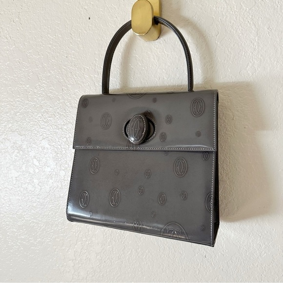 Authentic Cartier Happy Birthday handbag in monogram patent leather - Picture 6 of 10